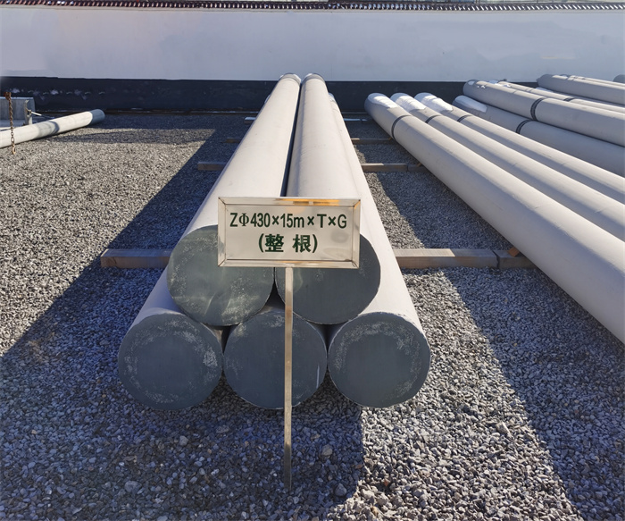 图木舒克430×15米×T×G终端电线杆
